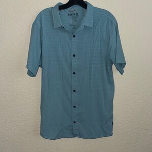 Roark Men's Teal Button Down Shirt
